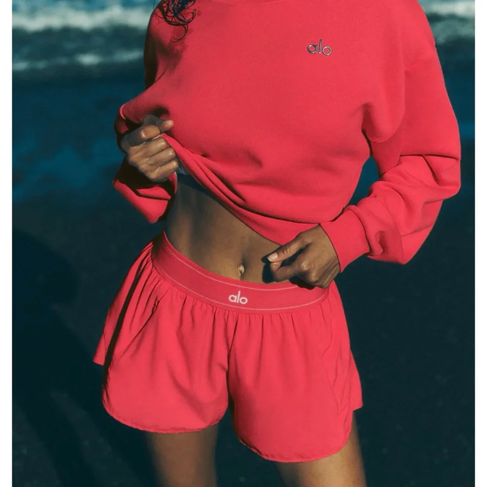 Alo Match Point Short NWT Candy Red - Picture 5 of 6